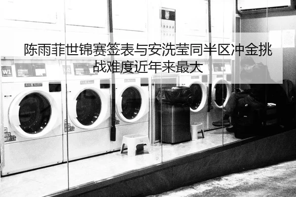 陈雨菲世锦赛签表与安洗莹同半区冲金挑战难度近年来最大